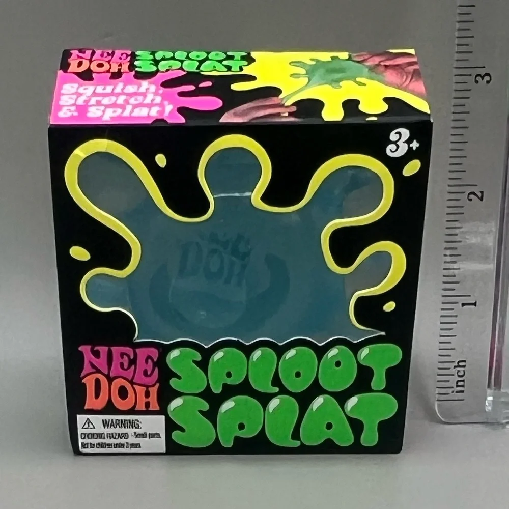 💙Schylling NeeDoh BLUE Sploot Splat Novelty Sensory Fidget Stress Relief Toy NEW